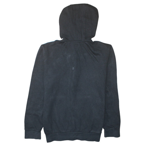Adidas Boys Black Full Zip Hoodie 13-14 Years Fleece Sports Top