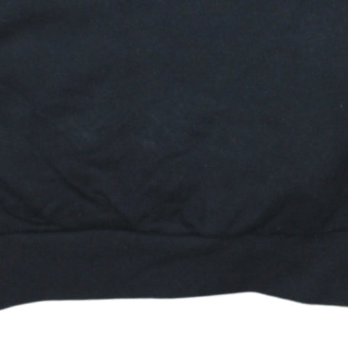 Adidas Womens Black Size 8 Crew Neck Long Sleeve Pullover Sweatshirt