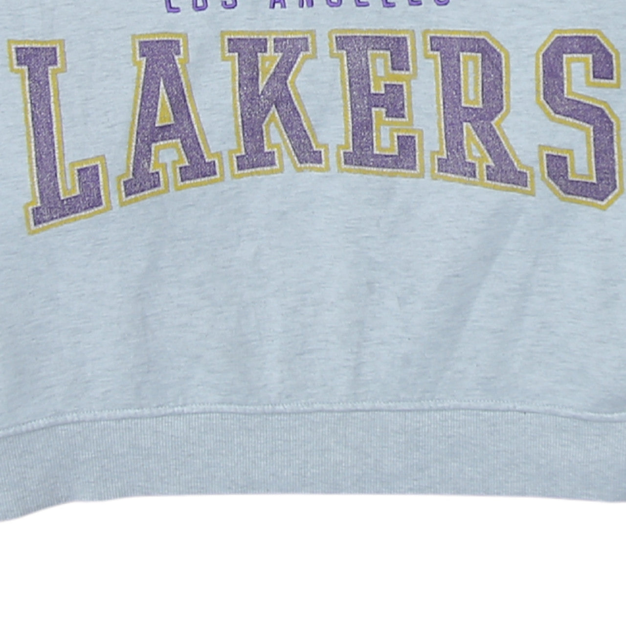 Primark NBA Los Angeles Lakers Grey 1/4 Zip Women's Sweatshirt Size L 14/16