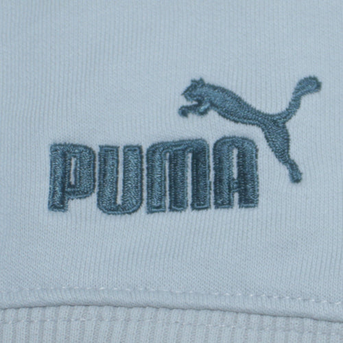 Puma Men's White Full Zip Hoodie Size S Sports Logo Sweatshirt