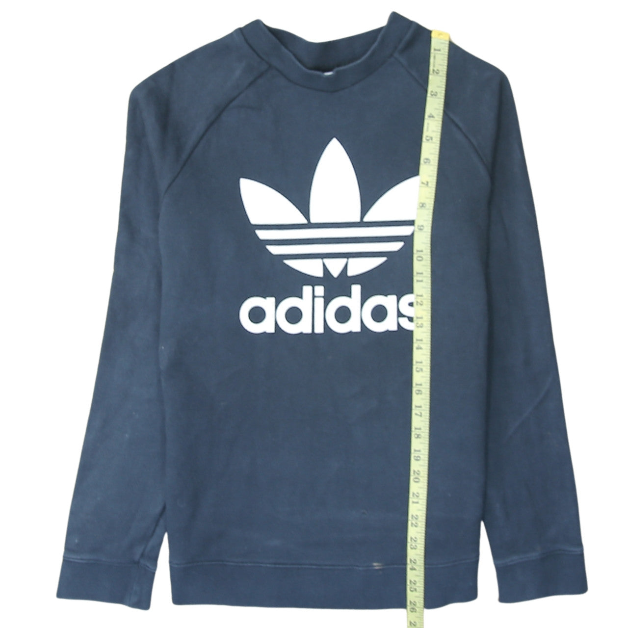 Adidas Women’s Blue Logo Crew Neck Pullover Sweatshirt Size 14