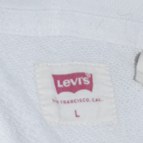 Levi’s Men’s White Super Mario Pullover Hoodie Size L
