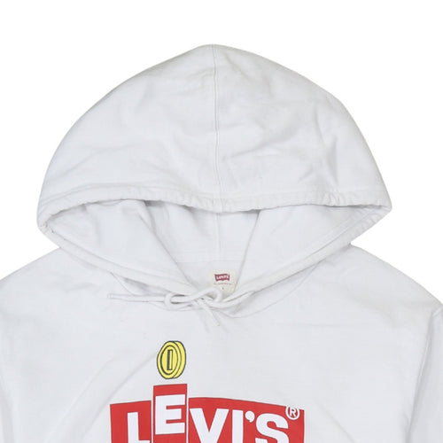 Levi’s Men’s White Super Mario Pullover Hoodie Size L