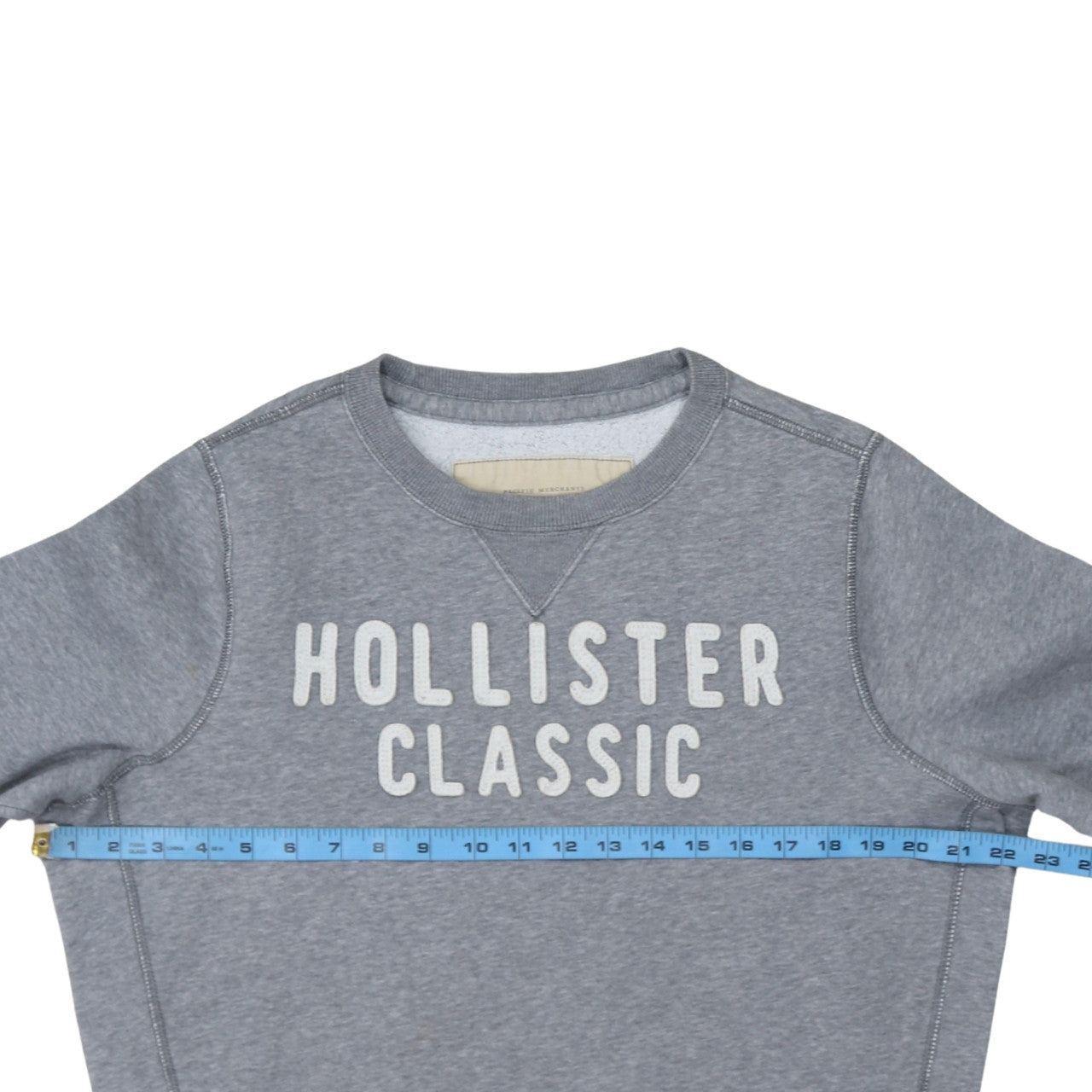 Hollister Womens Grey Classic Logo Crew Neck Sweatshirt XL