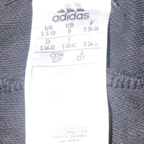 adidas Womens Black Jogger Sweatpants S Regular Fit Fleece Activewear