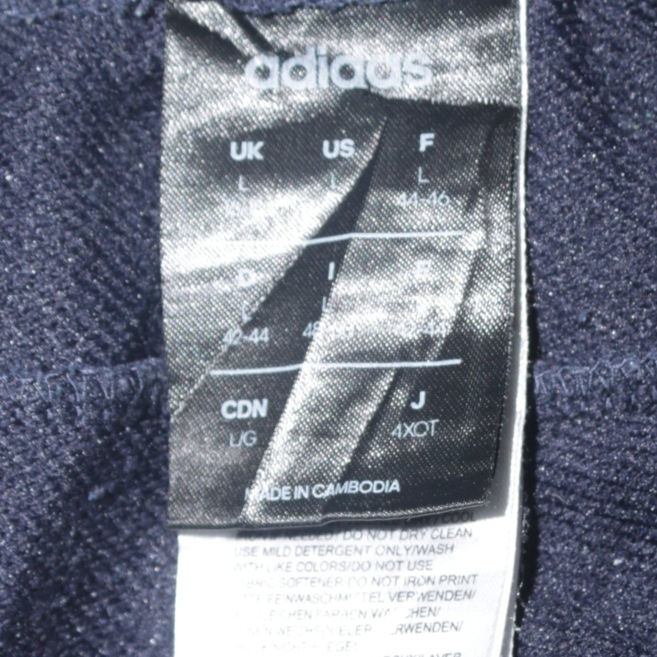 Adidas Womens Black L Jogger Sweatpants Tapered Fleece Trousers