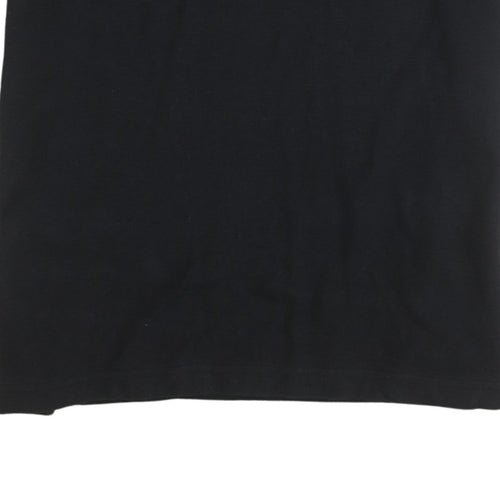 Timberland Mens Black Regular Fit Cotton Short Sleeve Polo Shirt M