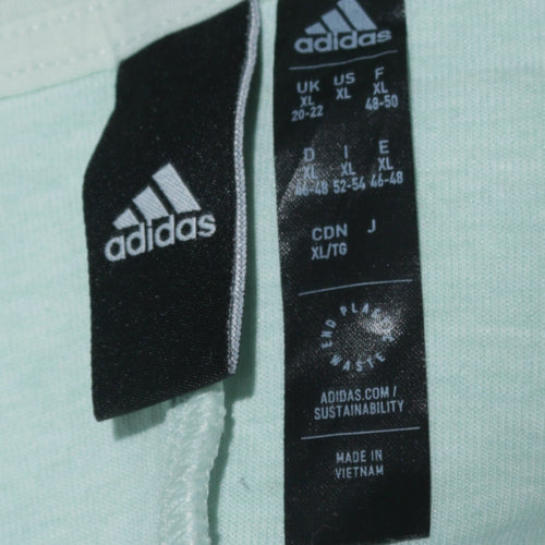 Adidas Womens Light Grey Full Zip Hoodie XL Relaxed Fit Casual