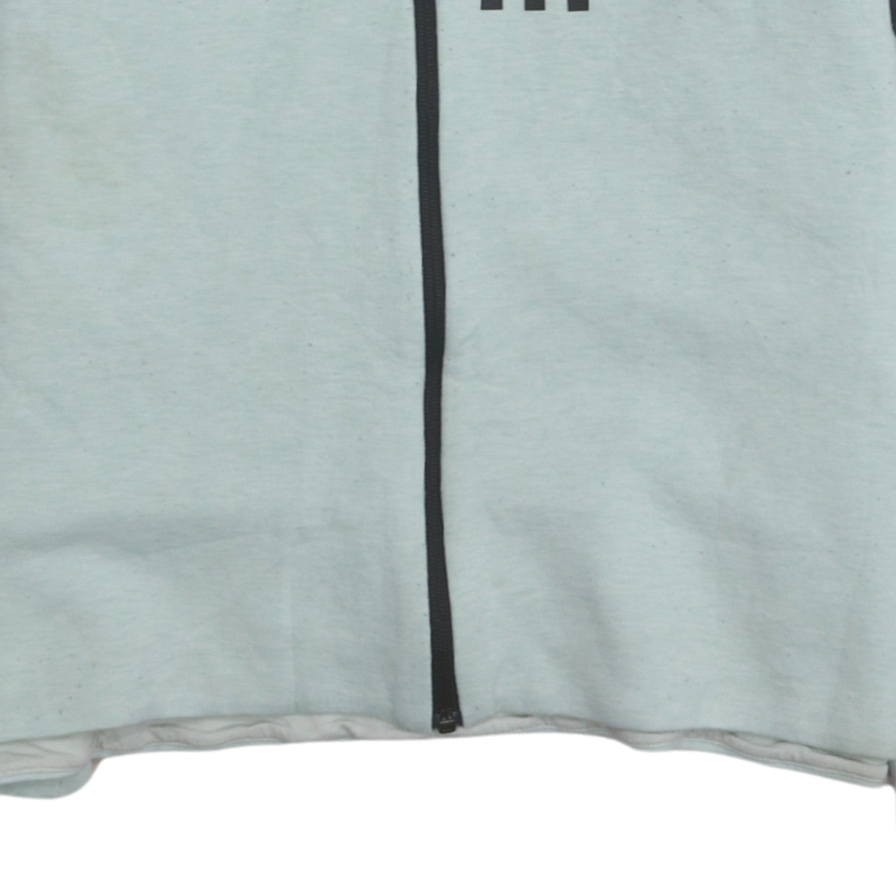 Adidas Womens Light Grey Full Zip Hoodie XL Relaxed Fit Casual