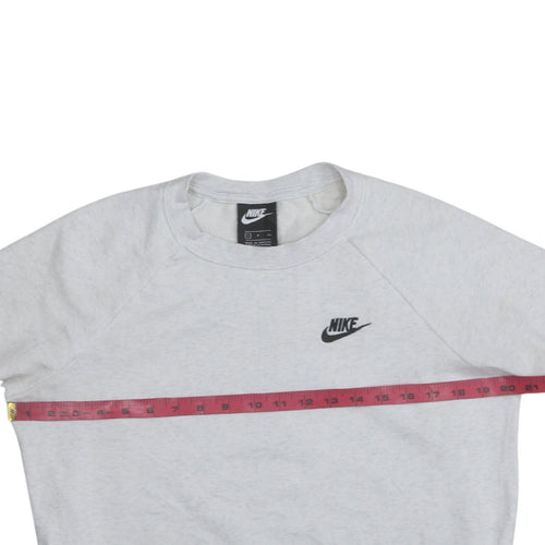 Nike Women's Grey Small Pullover Crew Neck Sweatshirt