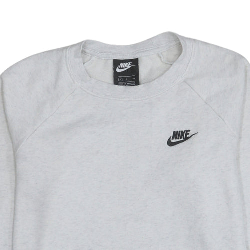 Nike Women's Grey Small Pullover Crew Neck Sweatshirt