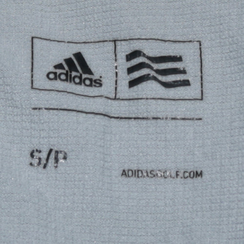Adidas Men's Grey 1/2 Zip Long Sleeve Sweatshirt Size S