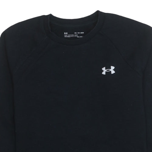 Under Armour Men's Black XS Pullover Crew Neck Sweatshirt