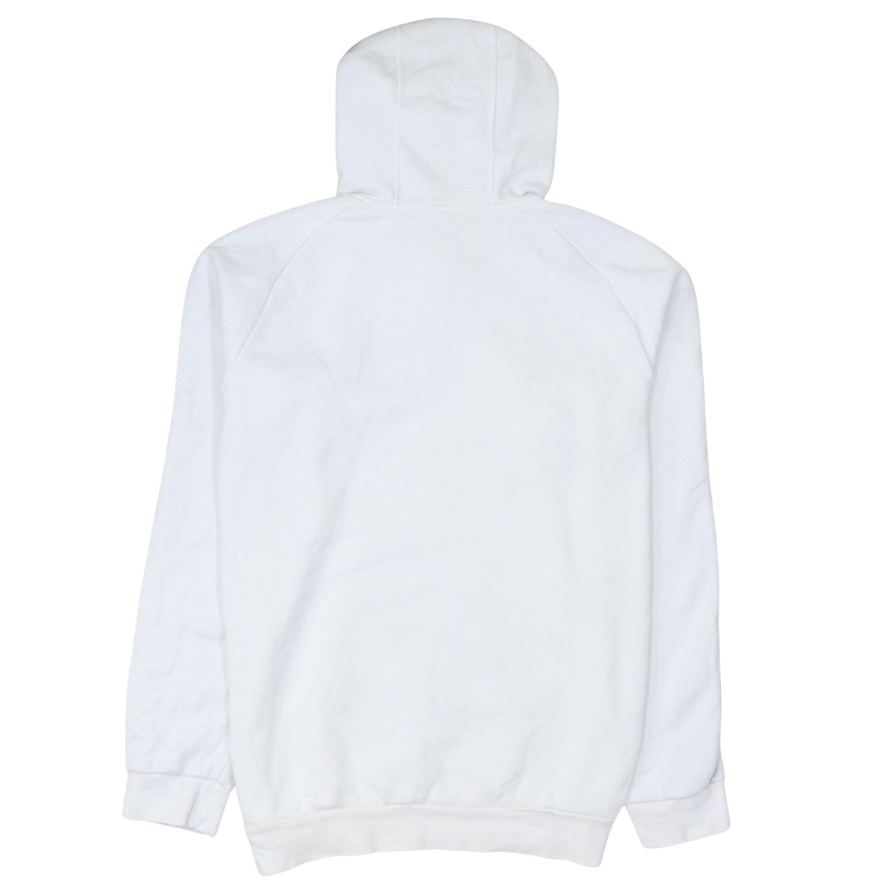 Adidas Men’s White Pullover Hoodie L Sports Fleece Sweatshirt