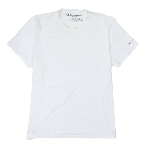 Champion Men's White XXL Crew Neck Cotton T-Shirt