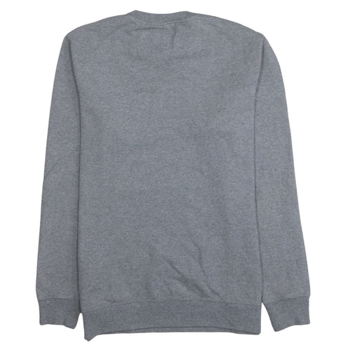 Vans Mens Grey Logo Crew Neck Pullover Sweatshirt Medium