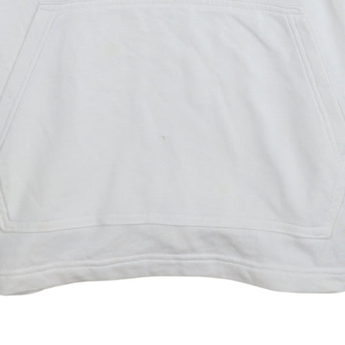 Under Armour Men's White Short Sleeve Pullover Hoodie Size S