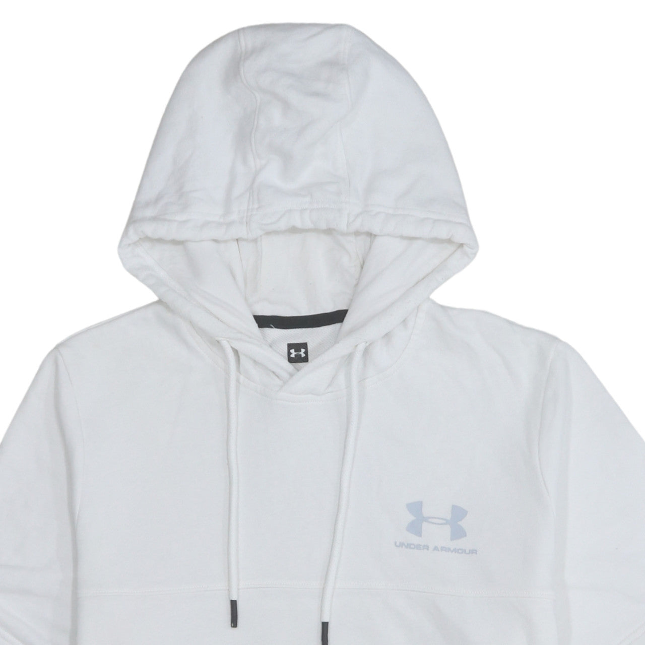 Under Armour Men's White Short Sleeve Pullover Hoodie Size S
