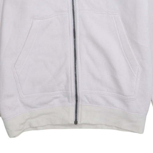Nike Women's Pink Full Zip Hoodie Size M Cotton Blend
