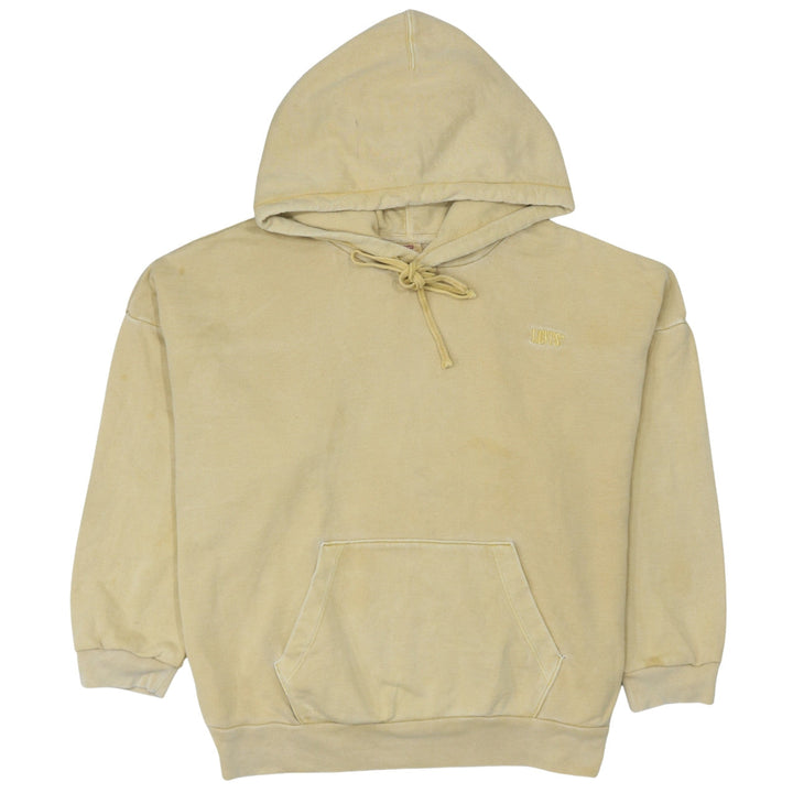 Levi's Womens Beige Pullover Hoodie Medium Cotton Casual
