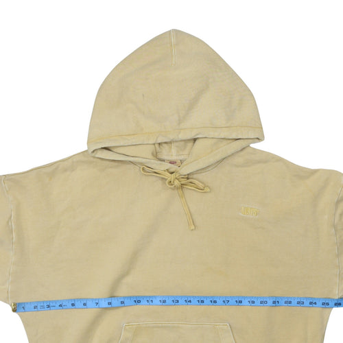 Levi's Womens Beige Pullover Hoodie Medium Cotton Casual