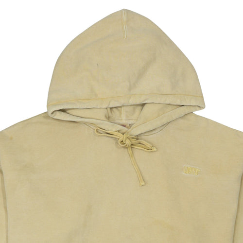 Levi's Womens Beige Pullover Hoodie Medium Cotton Casual