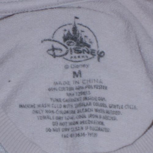 Disney Parks Women White Long Sleeve Mickey Mouse Sweatshirt M