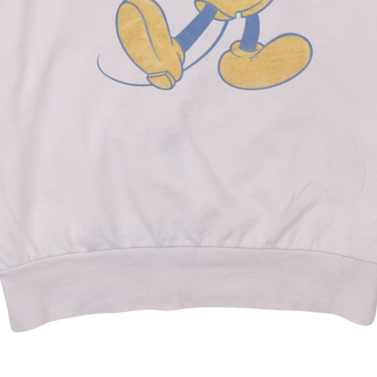 Disney Parks Women White Long Sleeve Mickey Mouse Sweatshirt M