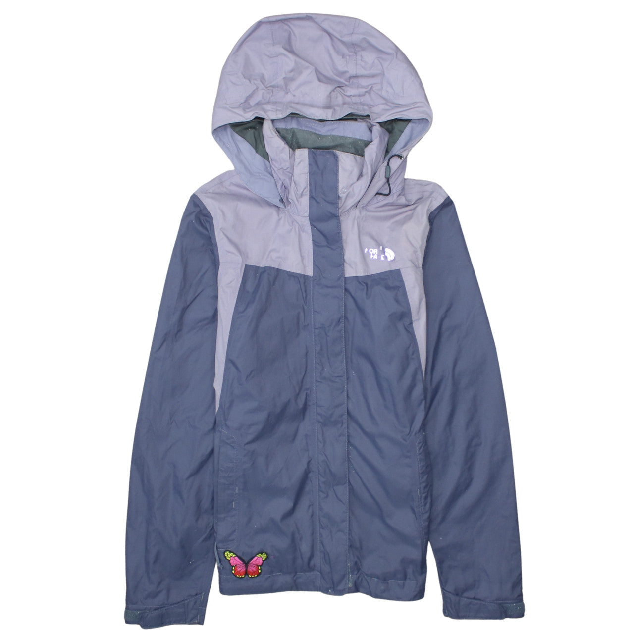 The North Face Womens Blue Waterproof Hooded Jacket XS