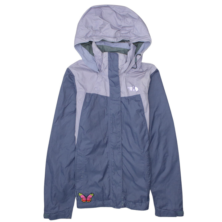 The North Face Womens Blue Waterproof Hooded Jacket XS