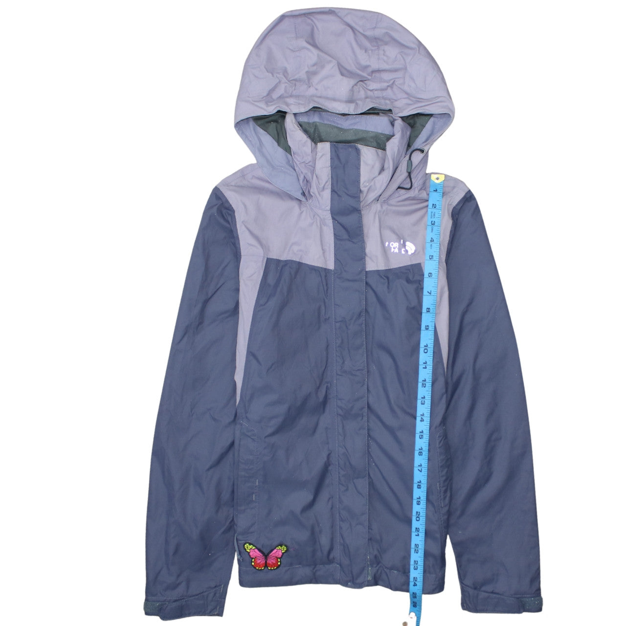 The North Face Womens Blue Waterproof Hooded Jacket XS