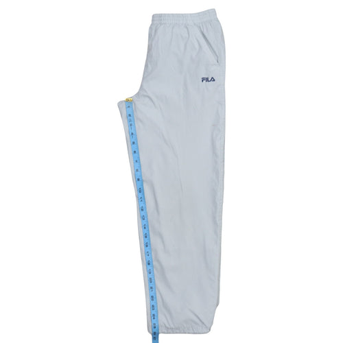 Fila Girls Grey Polyester Track Pants Age 12 Years Elastic Waist Activewear