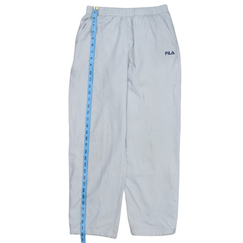 Fila Girls Grey Polyester Track Pants Age 12 Years Elastic Waist Activewear