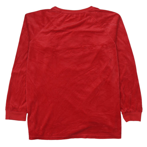 Primark Women Red Mickey Mouse Fleece Nightshirt Size 12-14