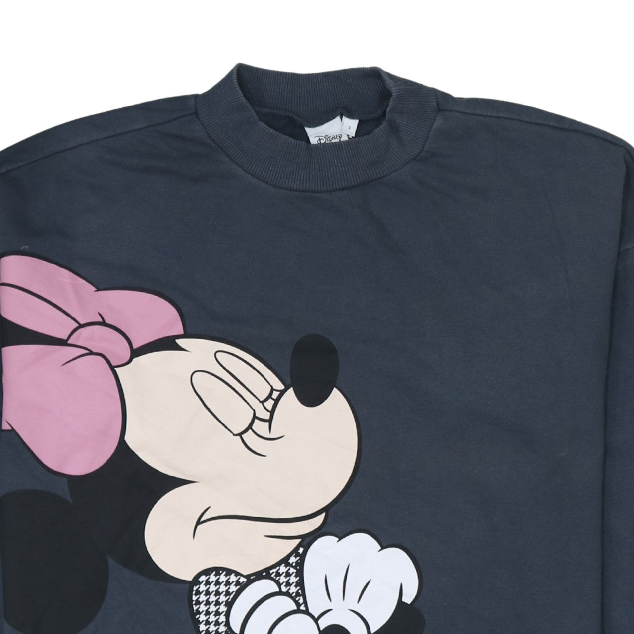 Disney Women’s Navy Minnie Mouse Pullover Sweatshirt Small