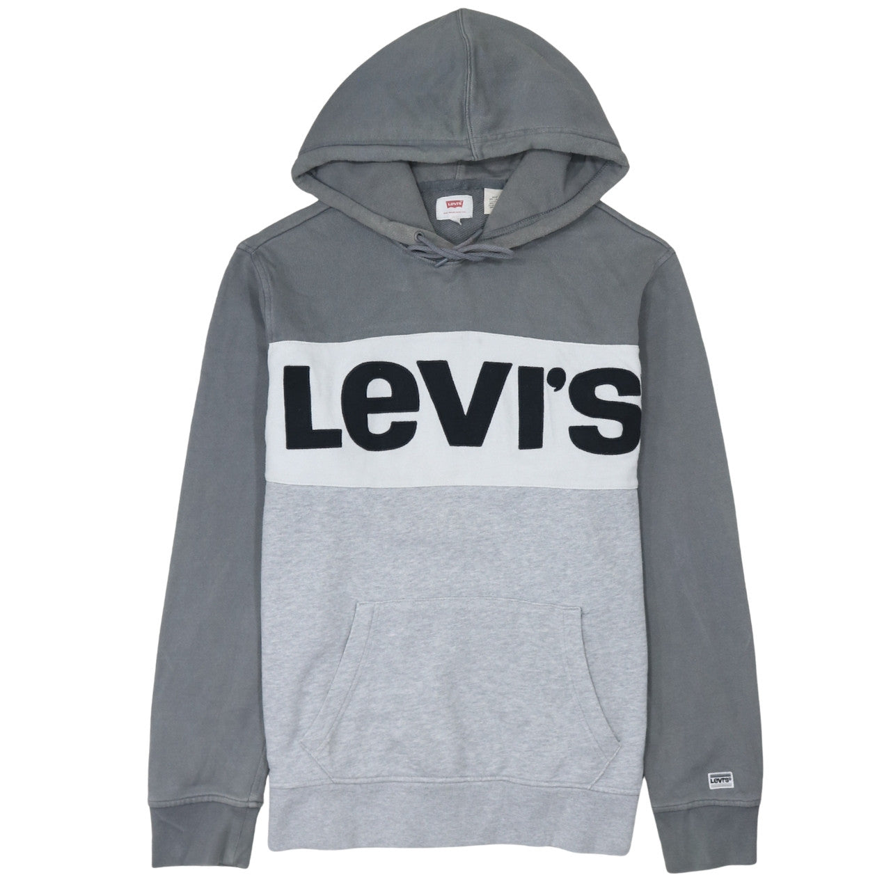 Levi's Men's Grey Logo Pullover Hoodie Size M Regular Fit
