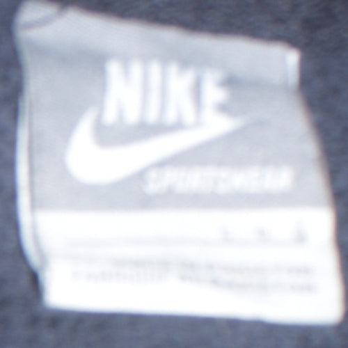 Nike Men’s Black Full Zip Hoodie L Fleece Sportswear Sweatshirt