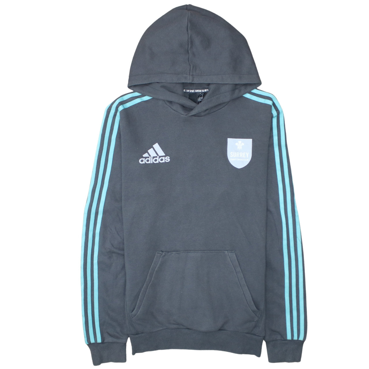 Adidas Men’s Grey Surrey CCC Pullover Hoodie Small Regular Fit
