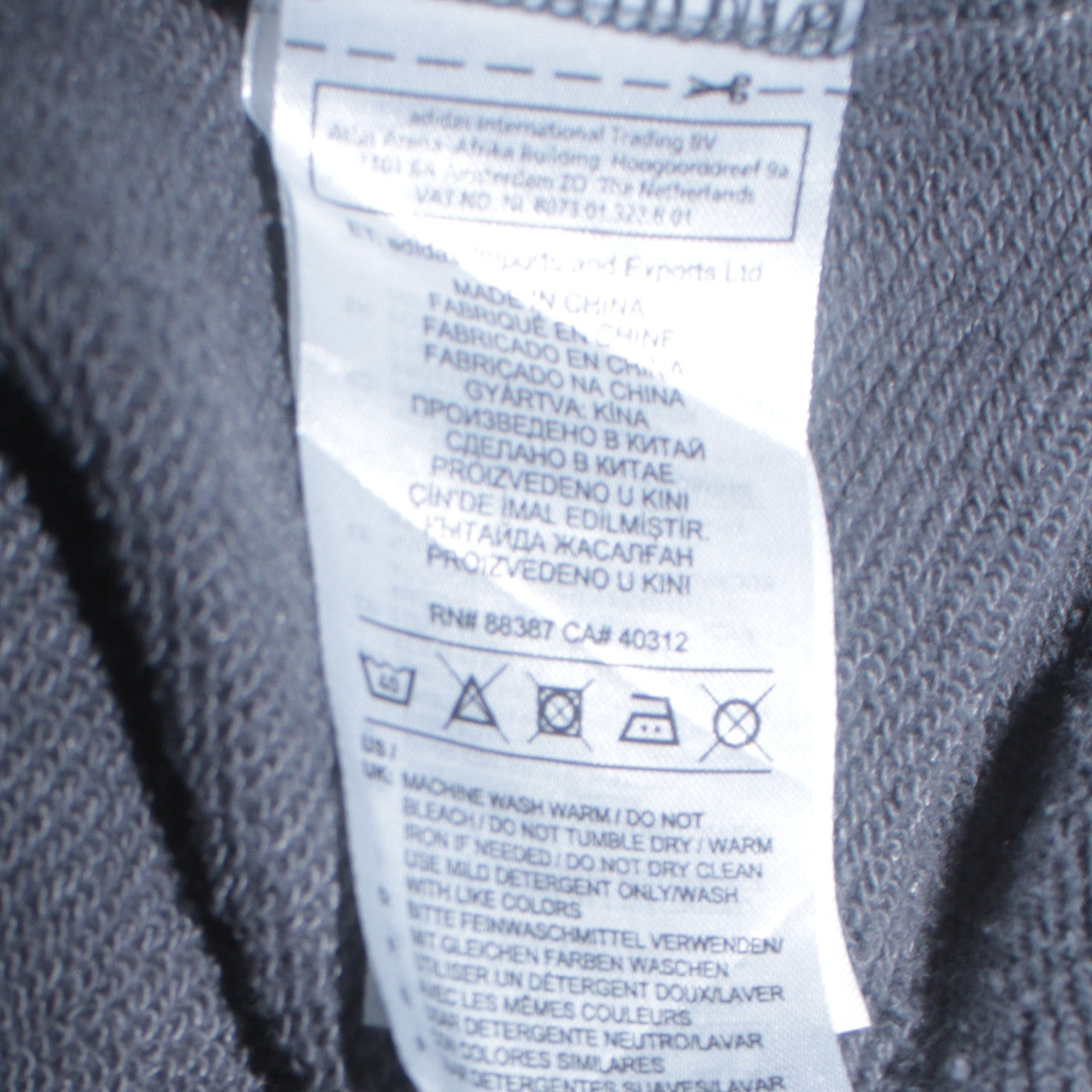 Adidas Men’s Grey Surrey CCC Pullover Hoodie Small Regular Fit