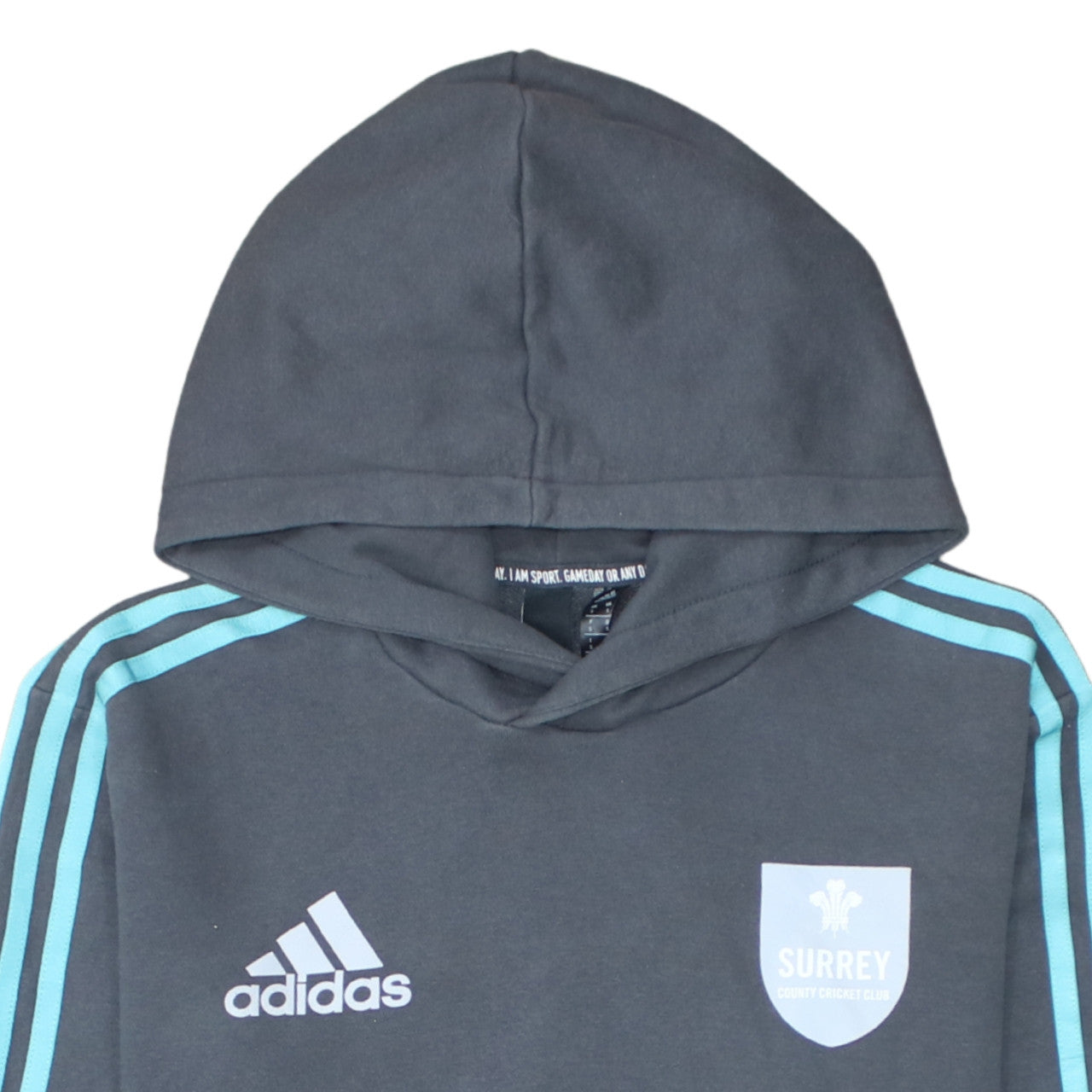 Adidas Men’s Grey Surrey CCC Pullover Hoodie Small Regular Fit