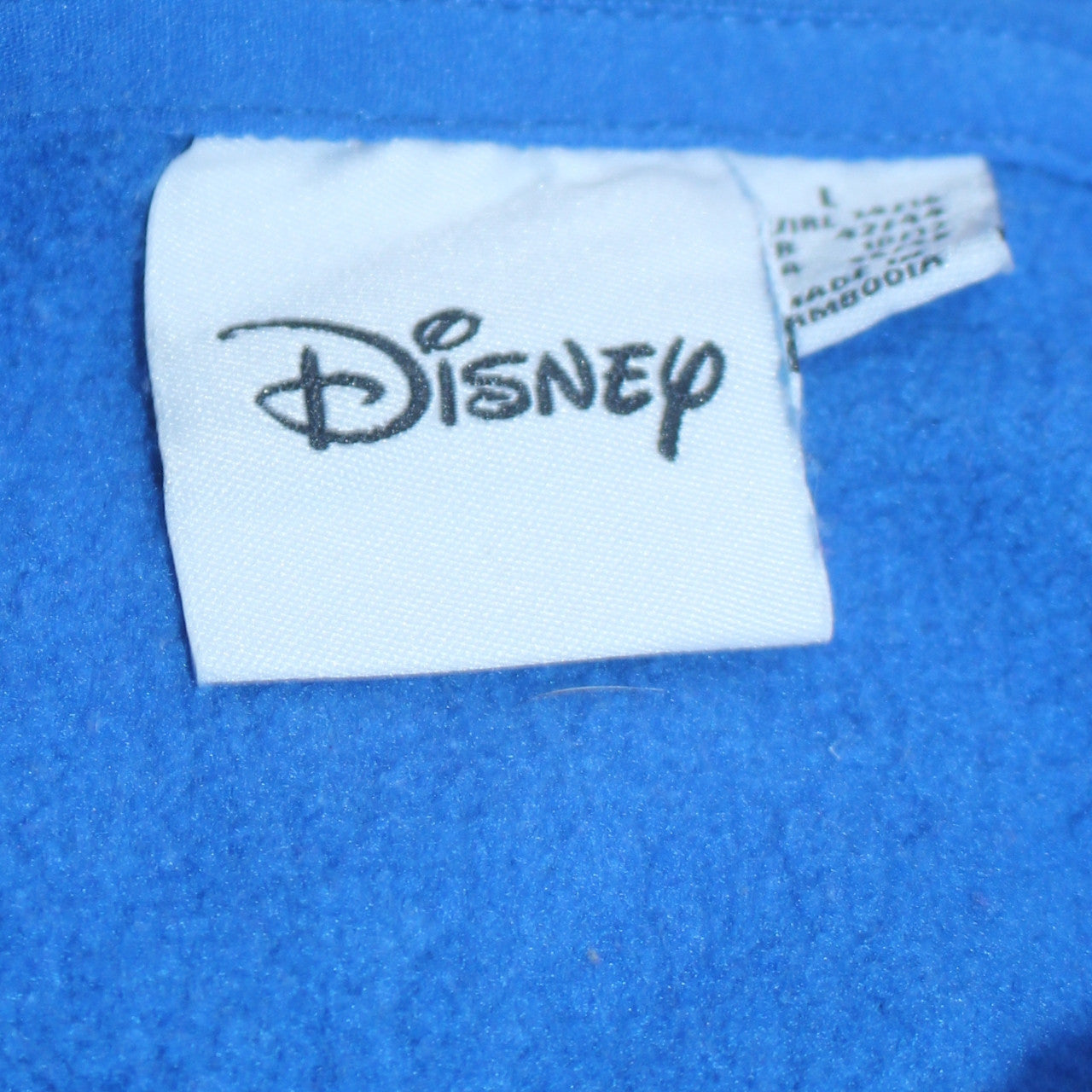 Disney Womens Blue Stitch Hoodie Size L Pullover Graphic Print