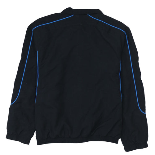 Adidas Boys Black Track Jacket 15-16 Years Full Zip Sports Top