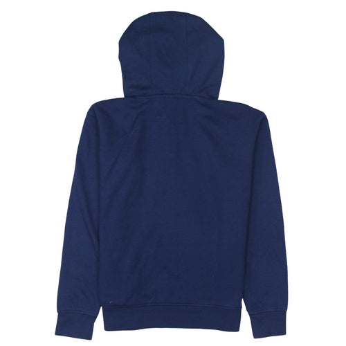 Disney Women Blue Stitch Pullover Hoodie 2XS Cotton Blend