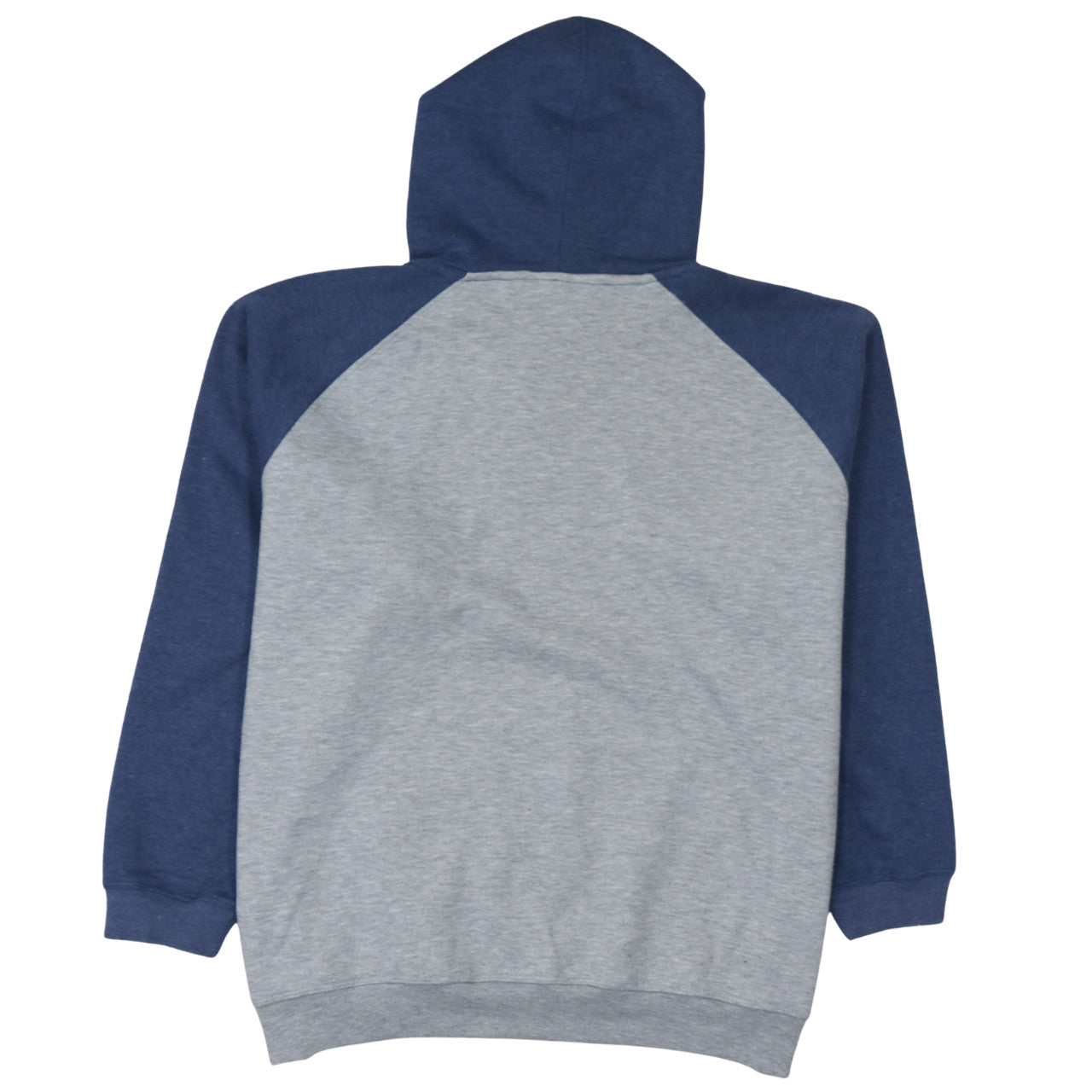 Reebok Men's Grey & Blue Pullover Hoodie Size L Sports Fleece