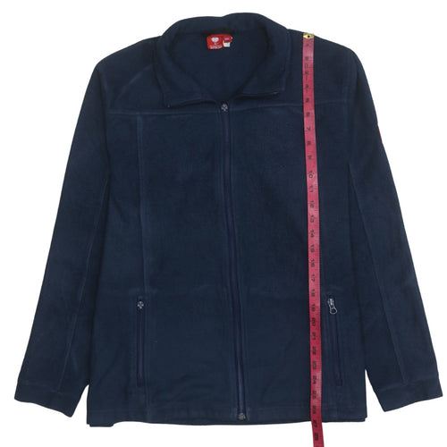 Engelbert Strauss Men's Blue 3XL Fleece Full Zip Activewear Jacket