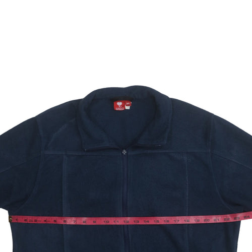Engelbert Strauss Men's Blue 3XL Fleece Full Zip Activewear Jacket