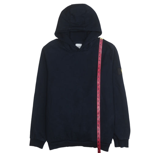 Lyle & Scott Men's Blue Relaxed Fit Pullover Hoodie Size L