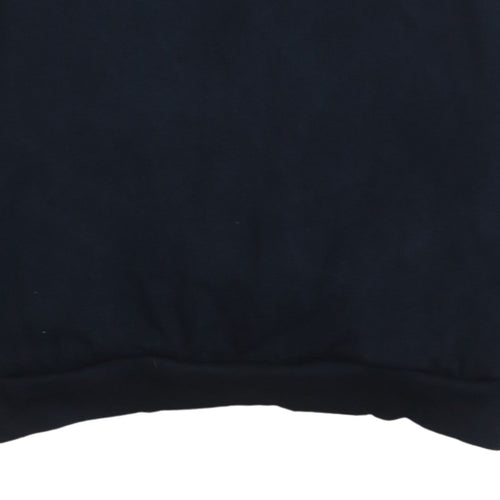 Lyle & Scott Men's Blue Relaxed Fit Pullover Hoodie Size L