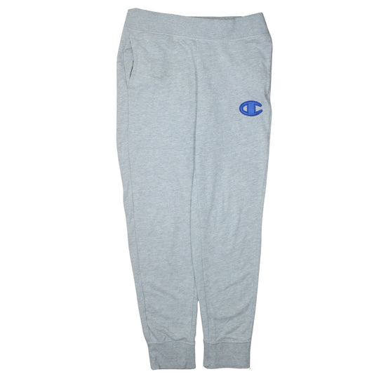 Champion Men's Grey Jogger Trousers M Regular Fit Cotton Blend