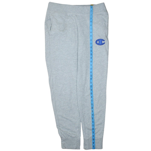 Champion Men's Grey Jogger Trousers M Regular Fit Cotton Blend